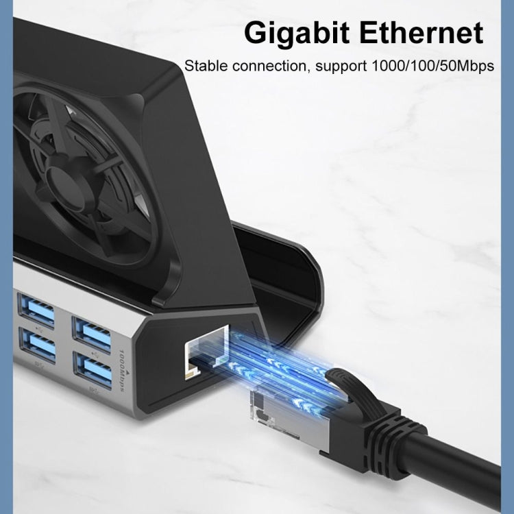 5 -in -1 For ASUS ROG Ally 100W PD Charging Game Console Stand Multifunctional USB 3.0 Docking Station by bashfashion