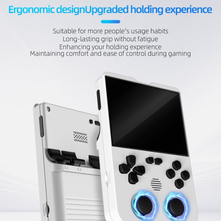 AMPOWN XU10 Handheld Game Console 3.5-Inch IPS Screen Linux System Portable Video Arcade 128G(White) by AMPOWN