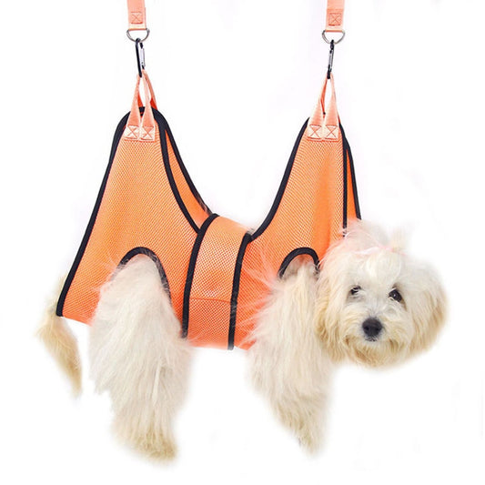 Small Pet Grooming Hammock Cats Dog Clipping Nail Holder Hanger Type Feeding Anti-Scratch Artifacts by bashfashion
