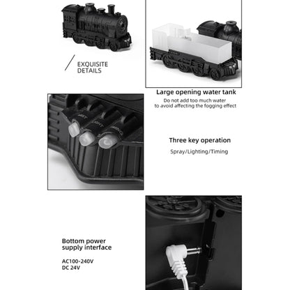 300ml Small Train Essential Oil Diffuser Humidifier With Remote Control UK Plug by bashfashion