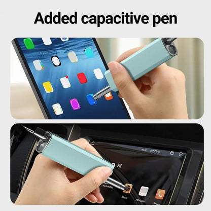 Headphone Keyboard Cleaning Kit with Capacitive Touch Pen(Black) by bashfashion