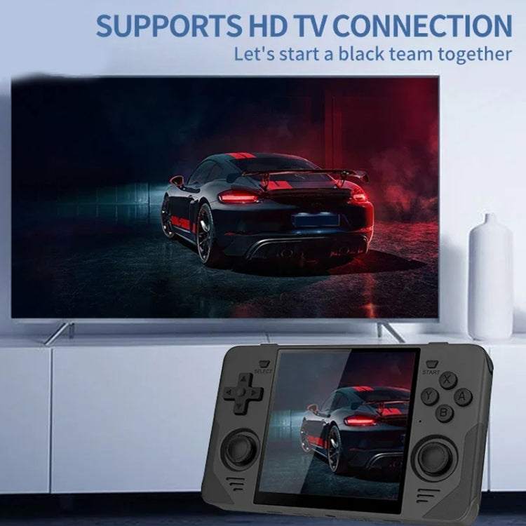 POWKIDDY RGB30 4 Inch IPS Screen Handheld Game Console Built In WIFI＋Bluetooth 16GB+128GB(Black) by POWKIDDY