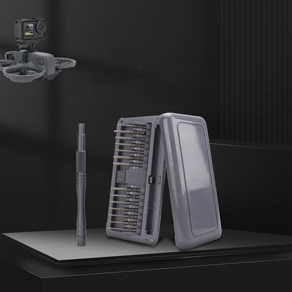 For DJI CQT UAV 30-In-1 Drone Universal Extended Screwdriver Set Disassembly Tool Set(Frosted Gray) by CQT