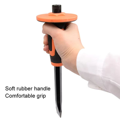 MYTEC Upgraded Tip 250mm Forged Hexagonal Rod Chisel Big Top Cap Industrial Grade Forged Steel Chisel by MYTEC