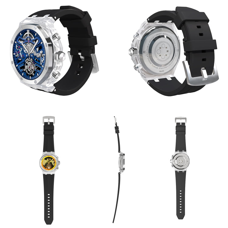 WS-37 1.43-Inch AMOLED IP67 Waterproof Health Monitoring Bluetooth Call Smart Watch(White) by bashfashion