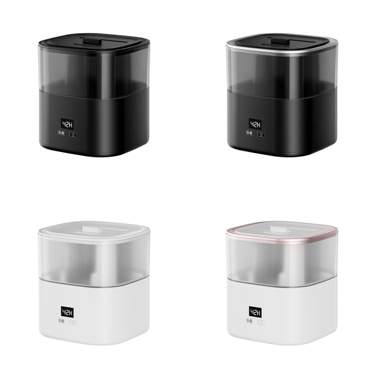 JSQ-58 1.1L large Capacity Digital Display Flame Atomization Humidifier, Color: Rose Gold(US Plug) by bashfashion