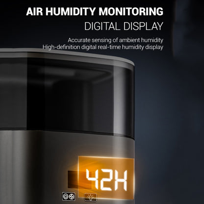 JSQ-58 1.1L large Capacity Digital Display Flame Atomization Humidifier, Color: White(US Plug) by bashfashion