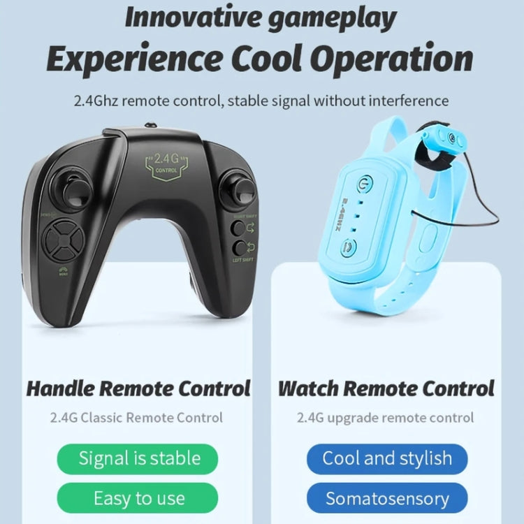 Children RC Car Toy Lights Electric Gesture Sensor Remote Control Twisting Stunt Car, Color: Orange Single RC(1:12) by bashfashion