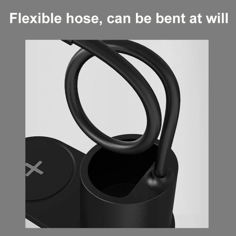 HT-513 3-in-1 15W Wireless Phone Charging Desktop Pen Holder Table Lamp(Black) by bashfashion