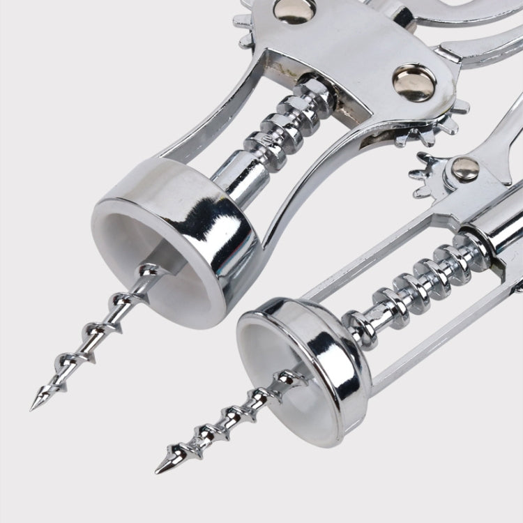 Wine Corkscrew Beer Opener Multifunctional Wine Opening Tool, Style: 446-Upgraded Silver by bashfashion