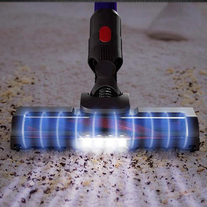 For Dyson V7 / V8 / V10 / V11 Vacuum Cleaner Floor Brush Head With LED Light 03B Roller Carpet by bashfashion