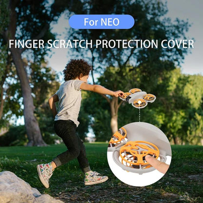 For DJI Neo CQT Drone Landing Scratch Protective Cover Prevent Finger Scratch Protective Cover Accessories, Color: Upper Gray by CQT