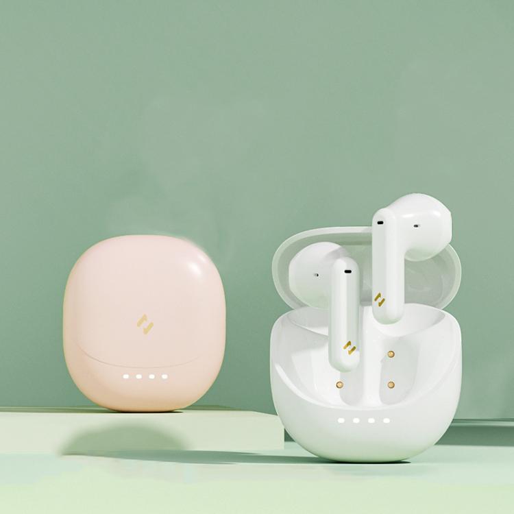 Havit E9 Semi-In-Ear ENC Noise Reduction Wireless Bluetooth Earphones, Color: White-Standard Edition by Havit