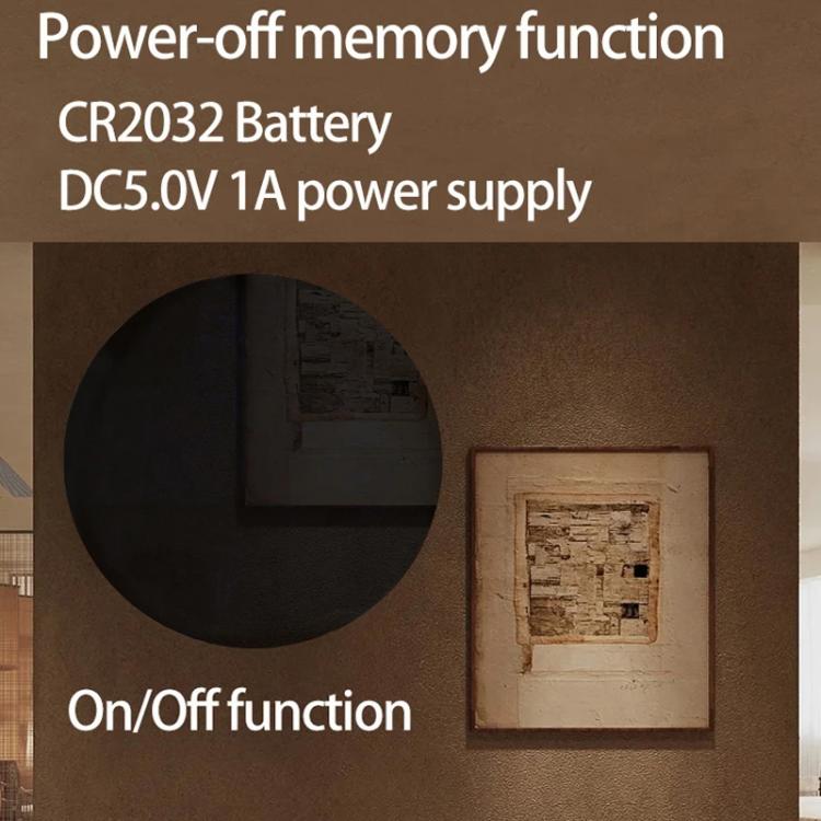 11.6-Inch White Light Wall Clock With Remote Control Multi-Functional Alarm Clock White+Cloth by bashfashion