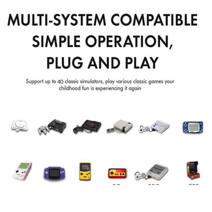 M10 Pro 4K TV Game Player 3D HD Retro Video Game Console 128G With Wired Controller by bashfashion