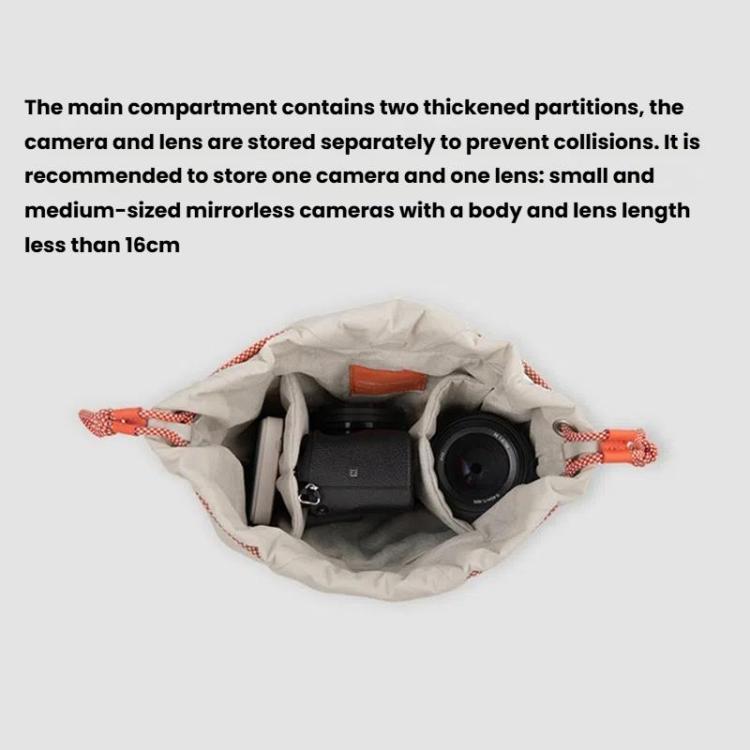 PGYTECH OneGo SLR Camera Waterproof Drawstring Bag, Color: Pink by PGYTECH