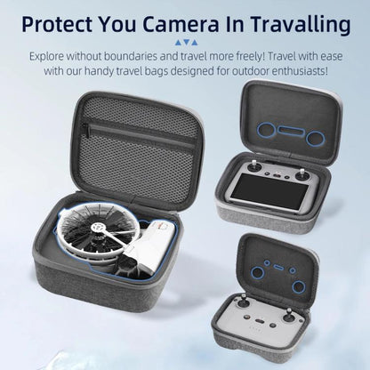 For DJI Flip BRDRC Organizer Bag Drone Portable Tote, Spec: Host Bag+RC2 Bag by BRDRC