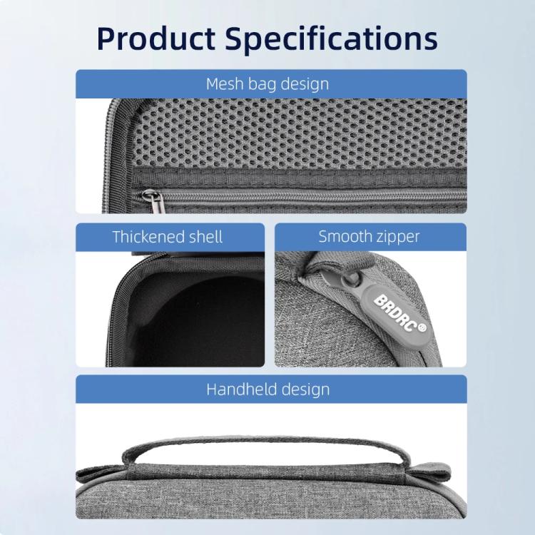 For DJI Flip BRDRC Organizer Bag Drone Portable Tote, Spec: Host Bag+RC-N1/2/3 Bag by BRDRC