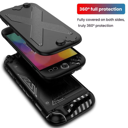 For Nintendo Switch 2 PC + TPU Split Cover With Panel Set Protective Shell(Black) by bashfashion