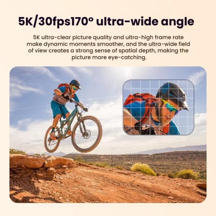 M40TR With Touch Screen + Remote Control 5K Action Camera Anti-Shake Outdoor HD Shooting Cycling Recorder Under Dive Camera by bashfashion