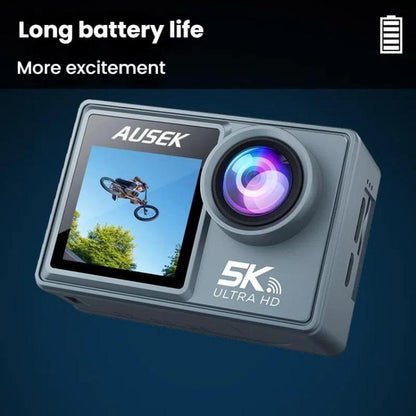 M40TR With Touch Screen + Remote Control 5K Action Camera Anti-Shake Outdoor HD Shooting Cycling Recorder Under Dive Camera by bashfashion