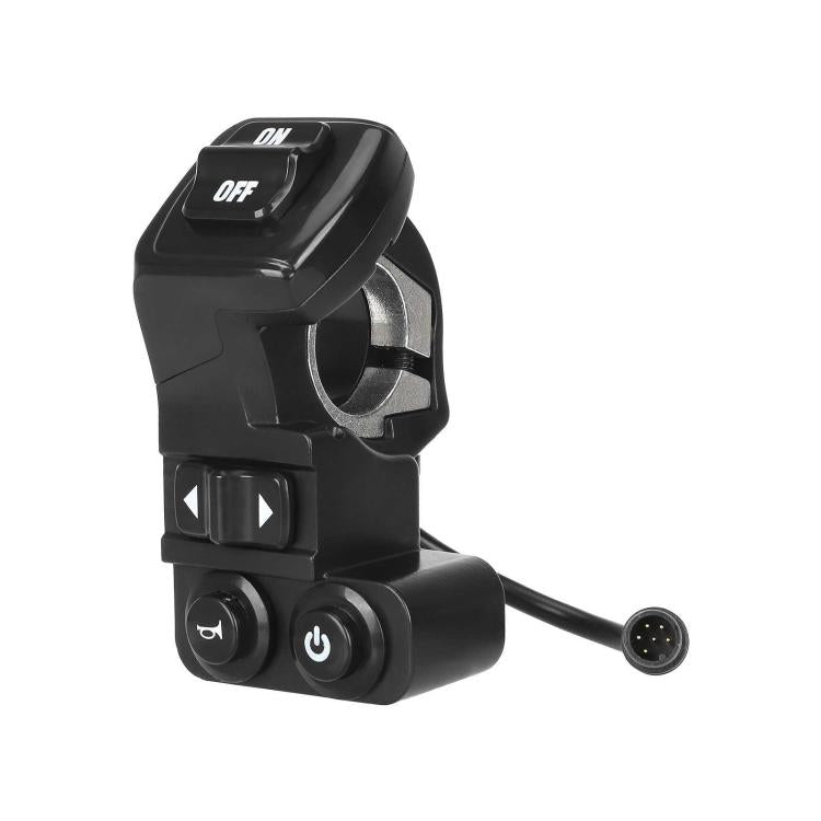 For KuKirin G2 Pro / G2 Max Scooter Handlebar Switch 4-in-1 6-Core Waterproof Control with Turn Signal, Horn, Headlight & Power Button by bashfashion