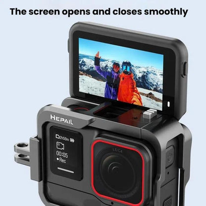 For Insta360 Ace Pro HEPAIL AC-26 Metal Rabbit Cage Camera Frame Accessories by HEPAIL